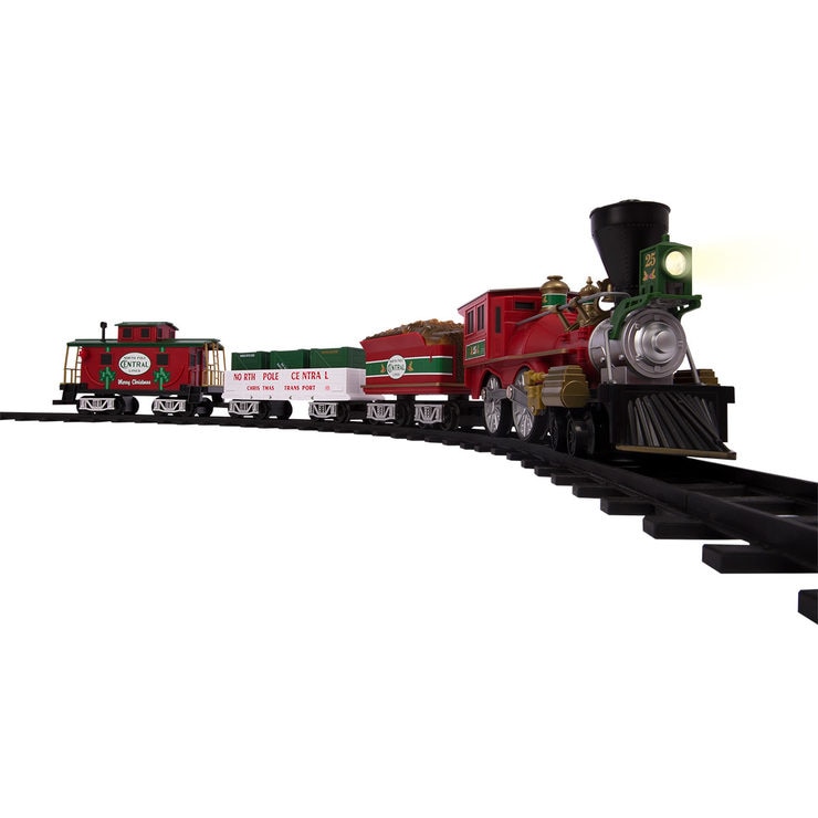 Train facing on track with white background Train facing on track with white background