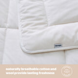 Silentnight Natural Wool Lightweight Duvet