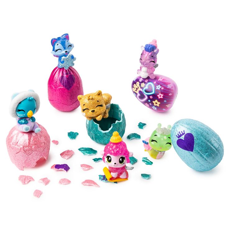 Hatchimals CollEGGtibles Season 6 Royal Snow Ball Assorted 24 Pack With ...