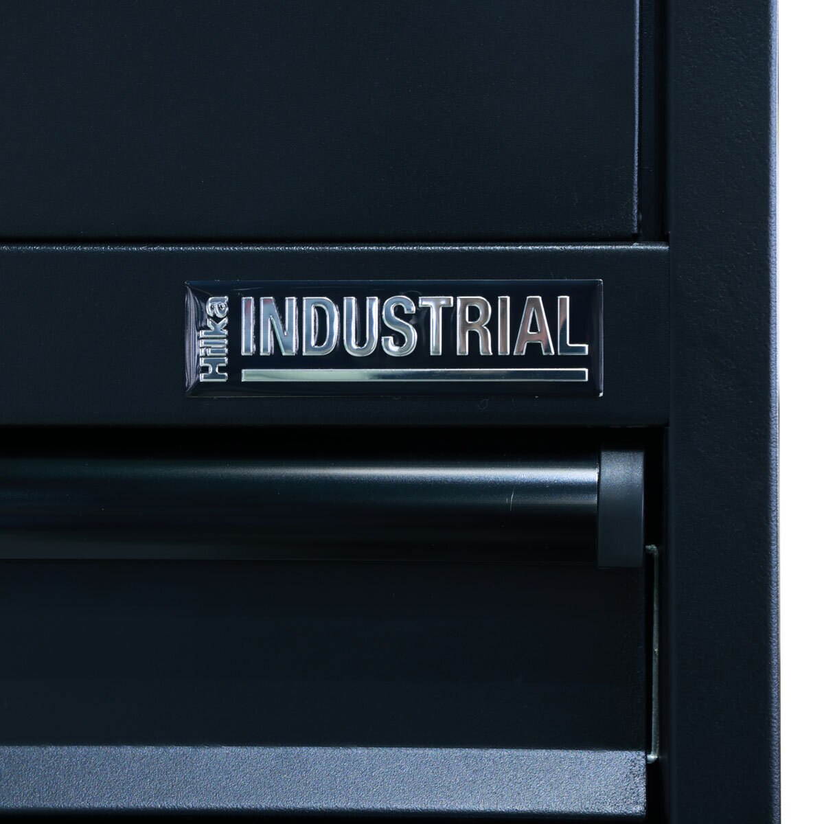 Close up detailed shot of HILKA 55" 8 DRAWER CHEST TOOL CHEST ITC55 Close up detailed shot of HILKA 55" 8 DRAWER CHEST TOOL CHEST ITC55