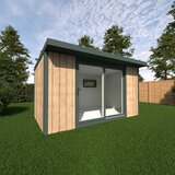 Installed Green Retreats Basebox Garden Room 4.2m x 2.4m