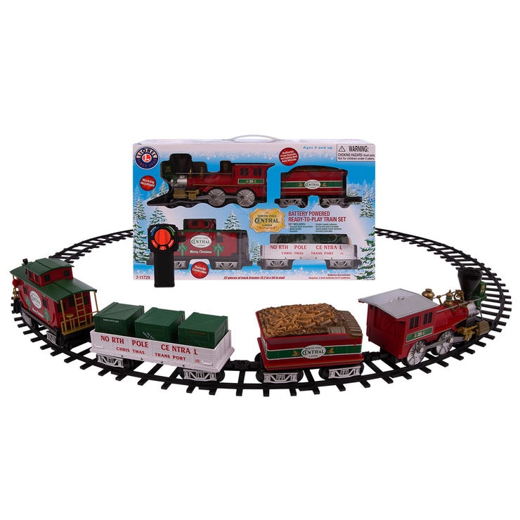 Train track set with box Train track set with box