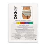 DKNY Women's Seamless Rib Knit 4 Pack Bikini Brief in Pink/Nude