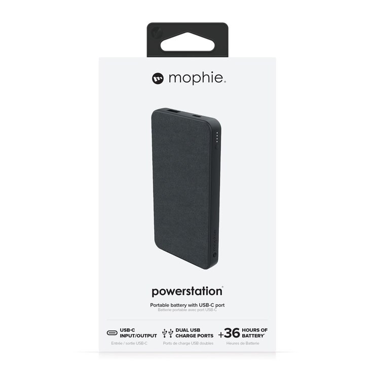 Mophie Powerstation (2019), 10000mAh Power Bank in Black | Costco UK