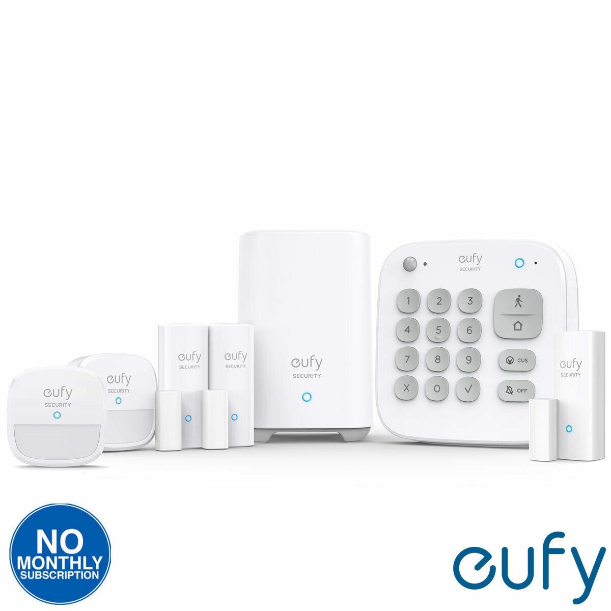eufy 7 Piece Alarm Bundle with HomeBase 2 Local Device Storage - No Monthly Fees eufy 7 Piece Alarm Bundle with HomeBase 2 Local Device Storage - No Monthly Fees