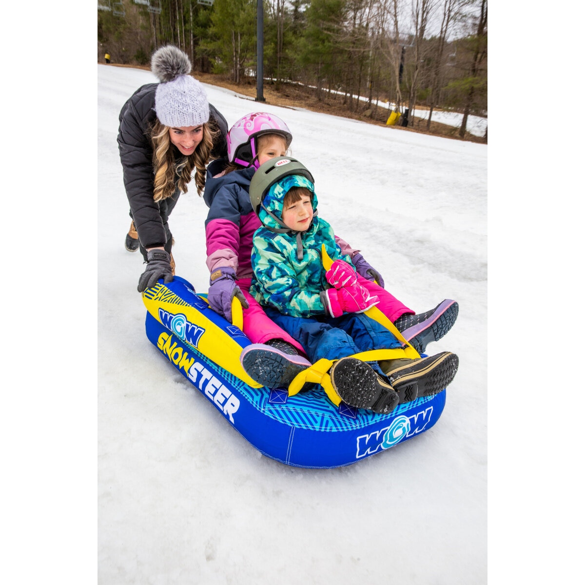 WOW Snowsteer Inflatable Sled