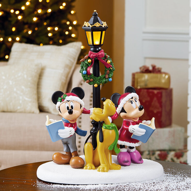 Disney 15.5 Inches (39.4cm) Christmas Caroler Table Top Ornament with