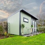 Installed Green Retreats Basebox Garden Room 4.2m x 3m