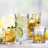 King Crystal Glassware Set, 12 Piece