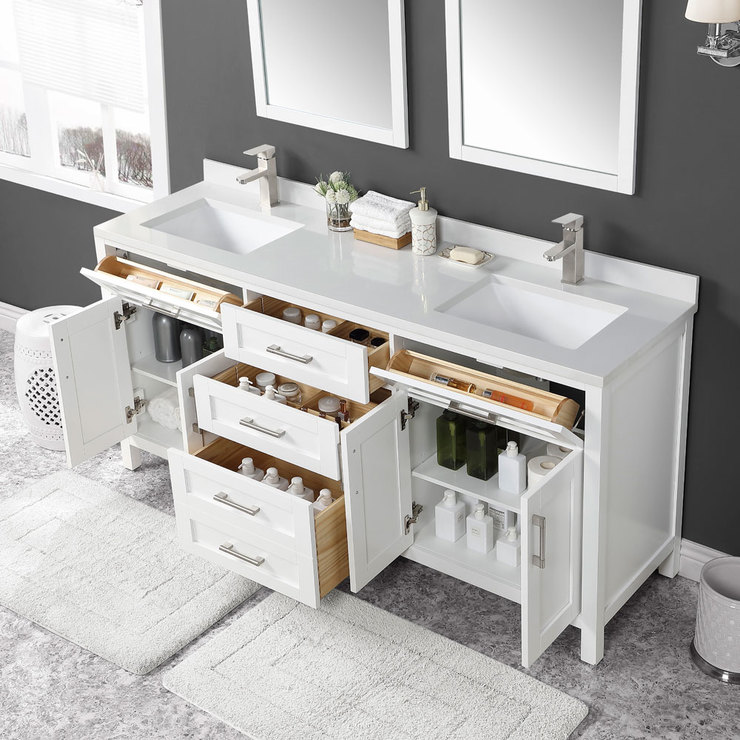 OVE Lakeview 182 cm Double Vanity in 2 Colours | Costco UK