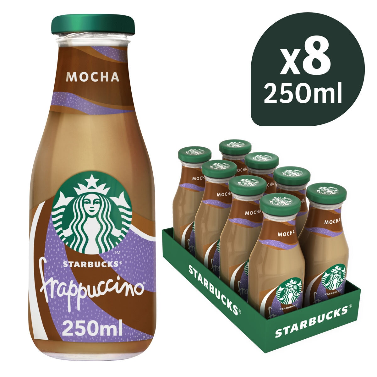 Starbucks Frappuccino Mocha, 8 x 250ml