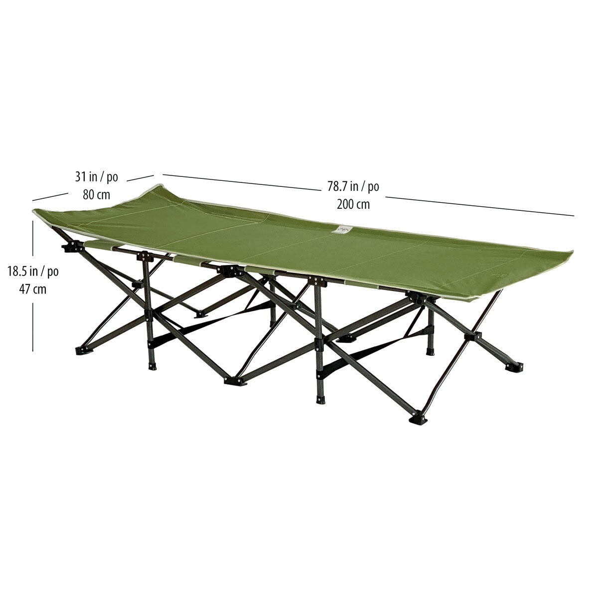 Mac sports folding cot hotsell