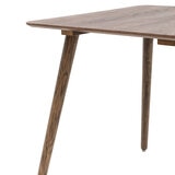 Gallery Hatfield Smoked Square Dining Table, Seats 4