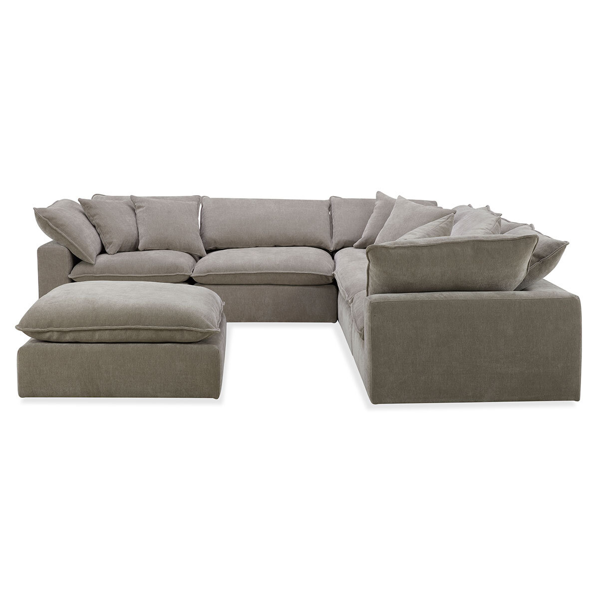 Aiden & Ivy Serene Modular Sofa in Beige