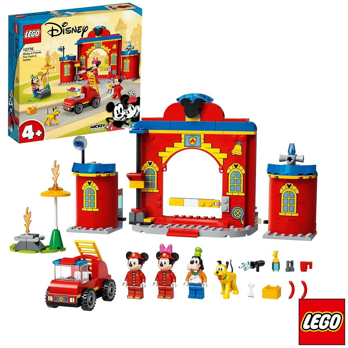 Buy LEGO Disney Mickey & Friends Fire Engine & Station Box & Product Image at costco.co.uk