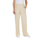 Teddi Rose Ladies Plisse Pull On Trousers in 3 Colours & 4 Sizes