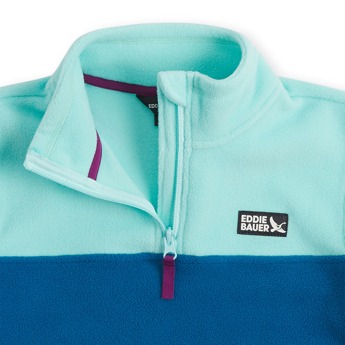 Eddie Bauer Youth Quest Pullover Fleece in Blue