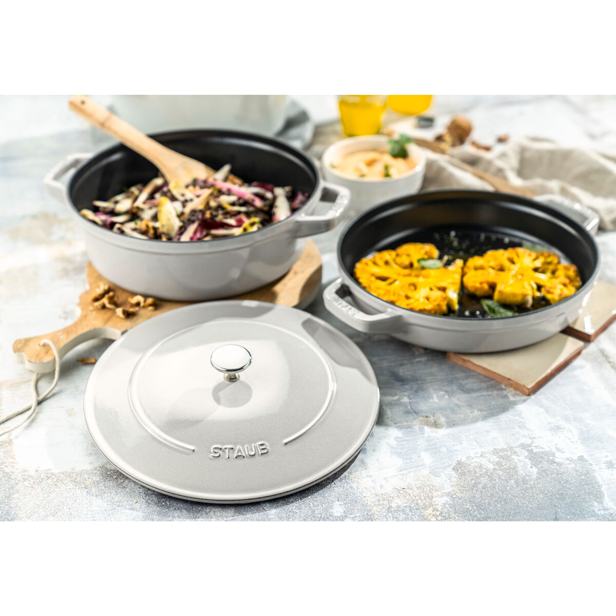 Staub 2 Piece in White