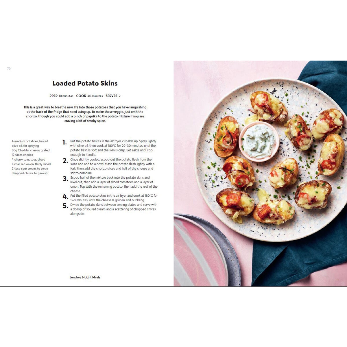 Internal Page of  Ultimate Air-Fryer Cookbook