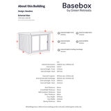 Installed Green Retreats Basebox Garden Room 3m x 3m