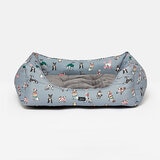 Joules Pet Medium Dog Bed, 69cm x 52cm x 25cm