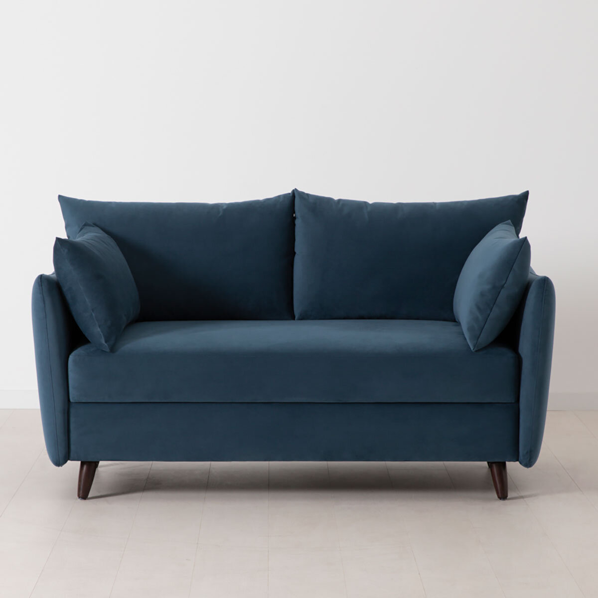 Swyft Model 08 Blue Velvet Double Sofa Bed