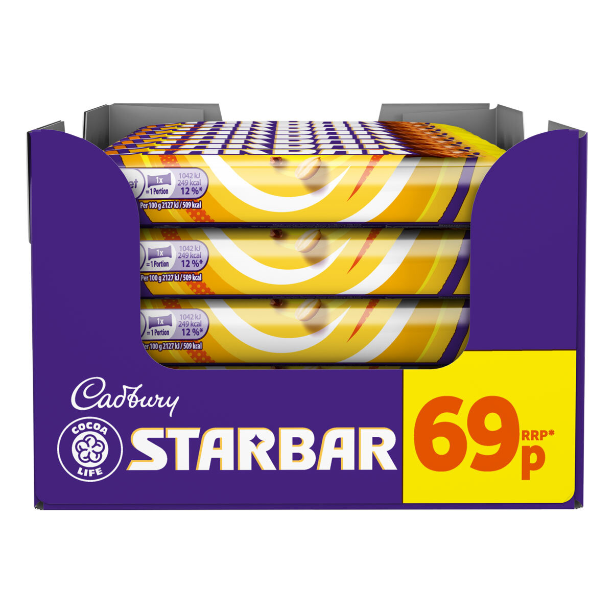 Cadbury Starbar PMP 69p, 32 x 49g