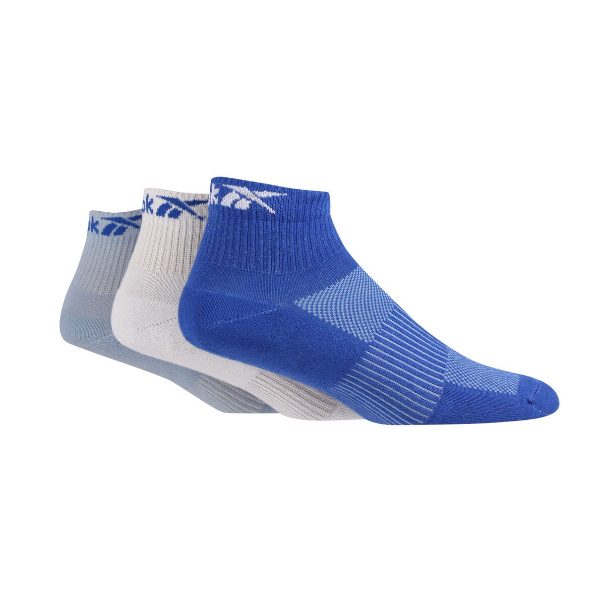 Reebok Unisex Essential Ankle Socks 6 Pack in Blue