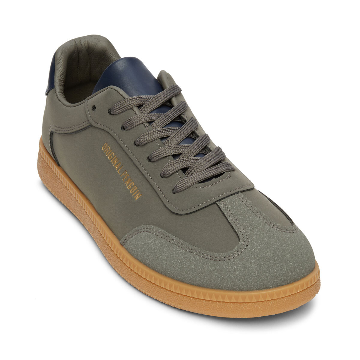 Penguin Salsa Mens Trainer in Charcoal