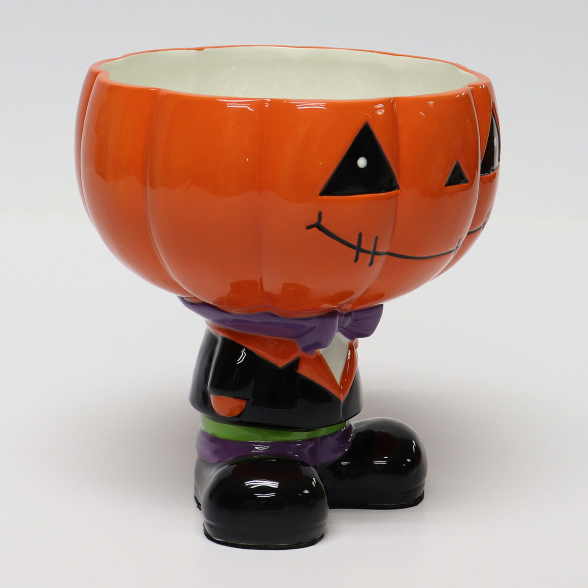 Halloween Candy Bowl in Orange cut out image