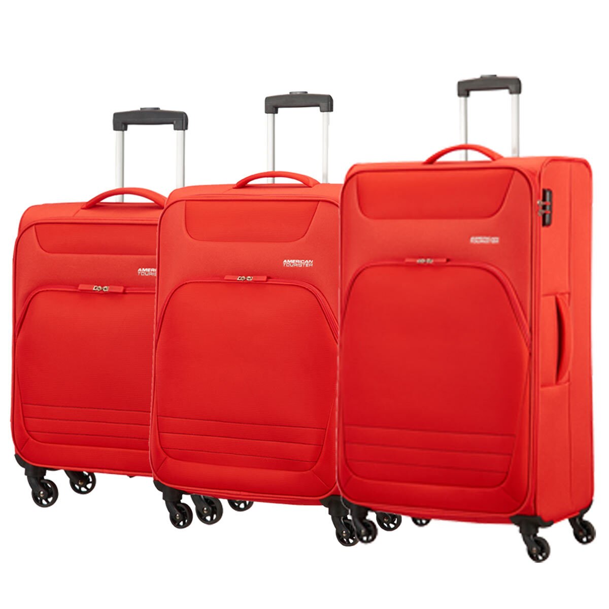 American Tourister Bombay Beach 3 Piece Softside Suitcase Set in Tropic ...