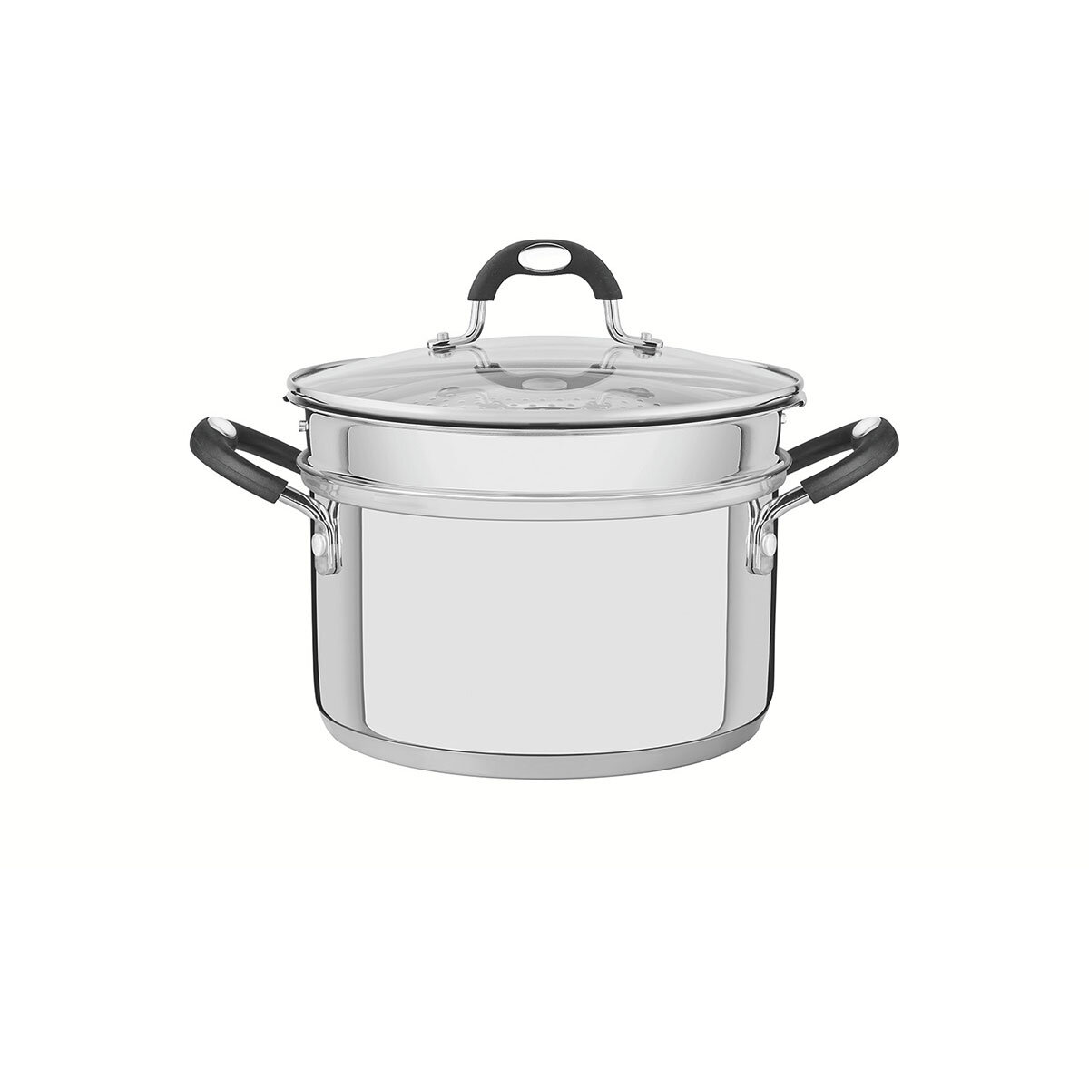 Tramontina Stainless Steel Steamer Set, 20cm / 3.4L