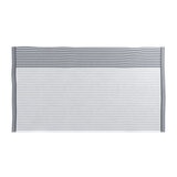 Bedeck coastal silver grey bath towel