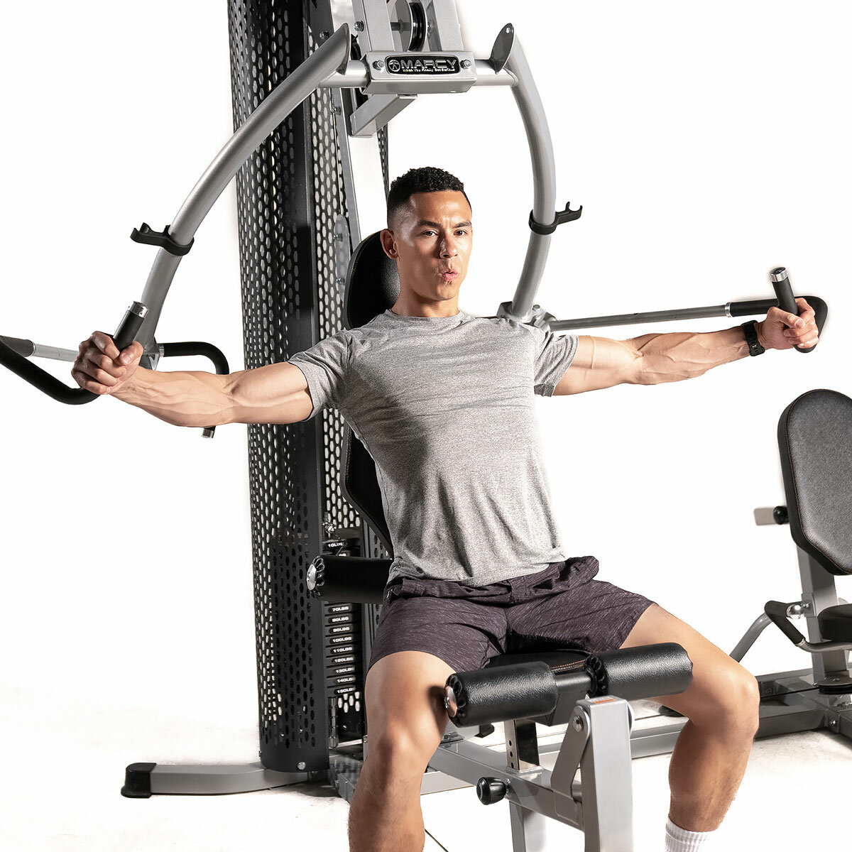 Marcy MWM-8307LP 68kg Stack Deluxe Gym with Leg Press Marcy MWM-8307LP 68kg Stack Deluxe Gym with Leg Press