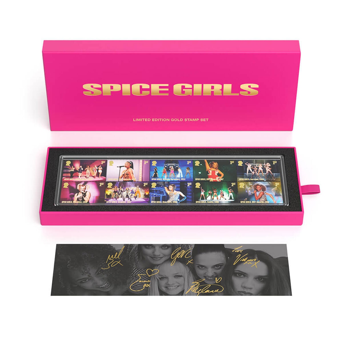 Royal Mail® Spice Girls Gold Stamp Set