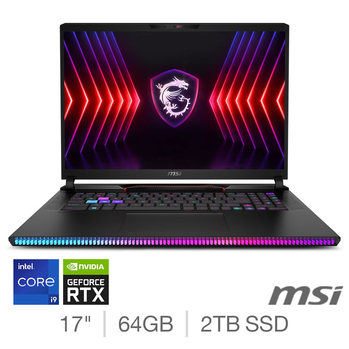 MSI Cyborg 15, Intel Core i9, 64GB RAM, 2TB SSD, NVIDIA GeForce RTX 4090, 17 Inch Gaming Laptop