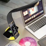 Buy Wireless charging LED Desk Lamp Base Black Lifestyle Image at Costco.co.uk