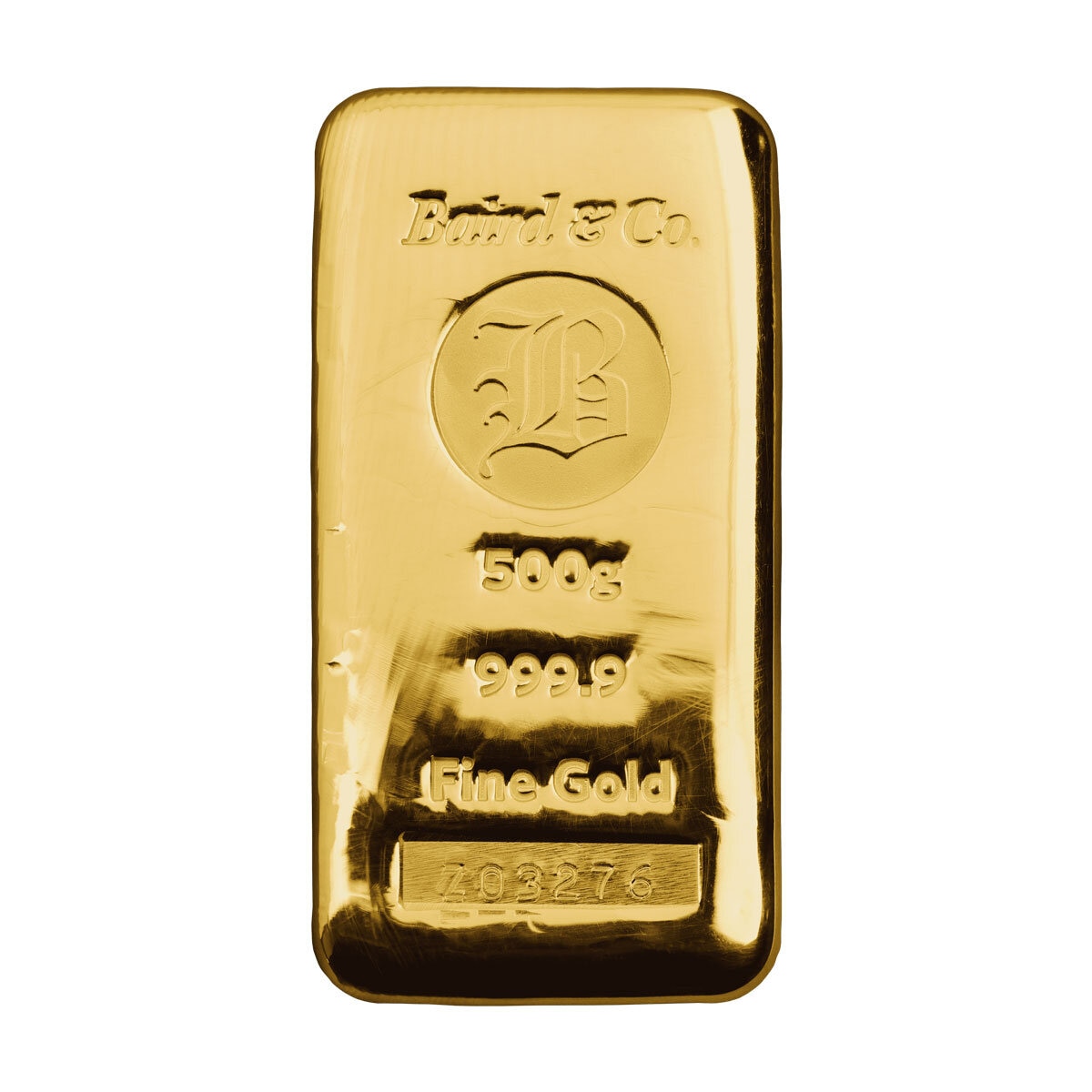 500 Gram Gold Cast Bar