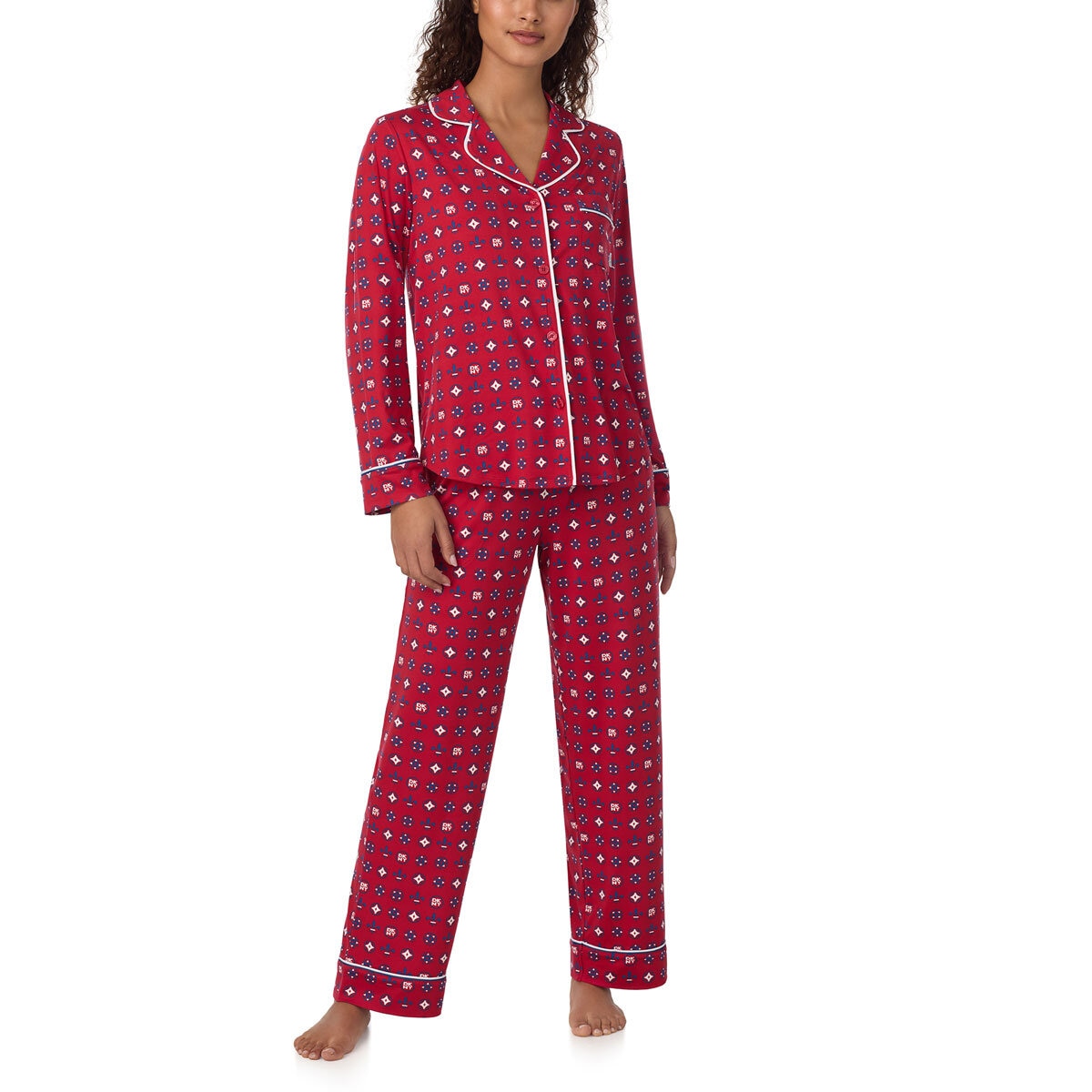 DKNY Notch Collar Pyjama Set