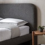 Gallery Rabley Dark Grey Fabric Bed Frame in 2 Sizes