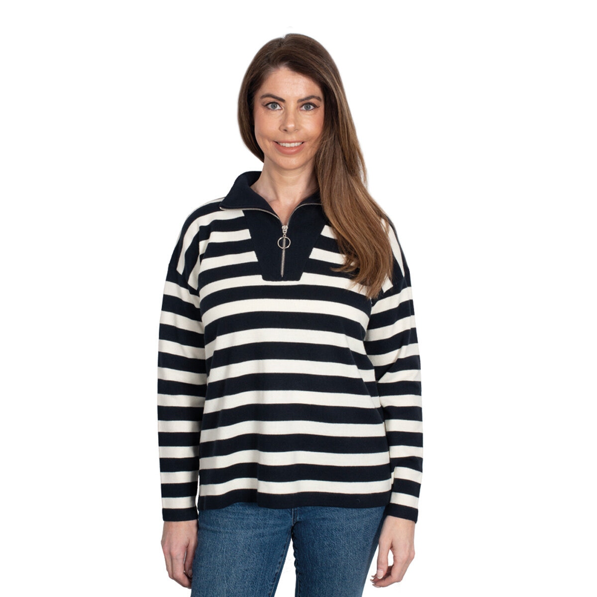 Gianni Feraud Ladies Quarter Zip Sweater