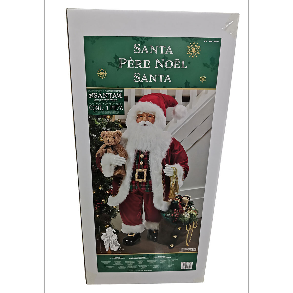 Buy 36" Fabric Santa Box Image at Costco.co.uk