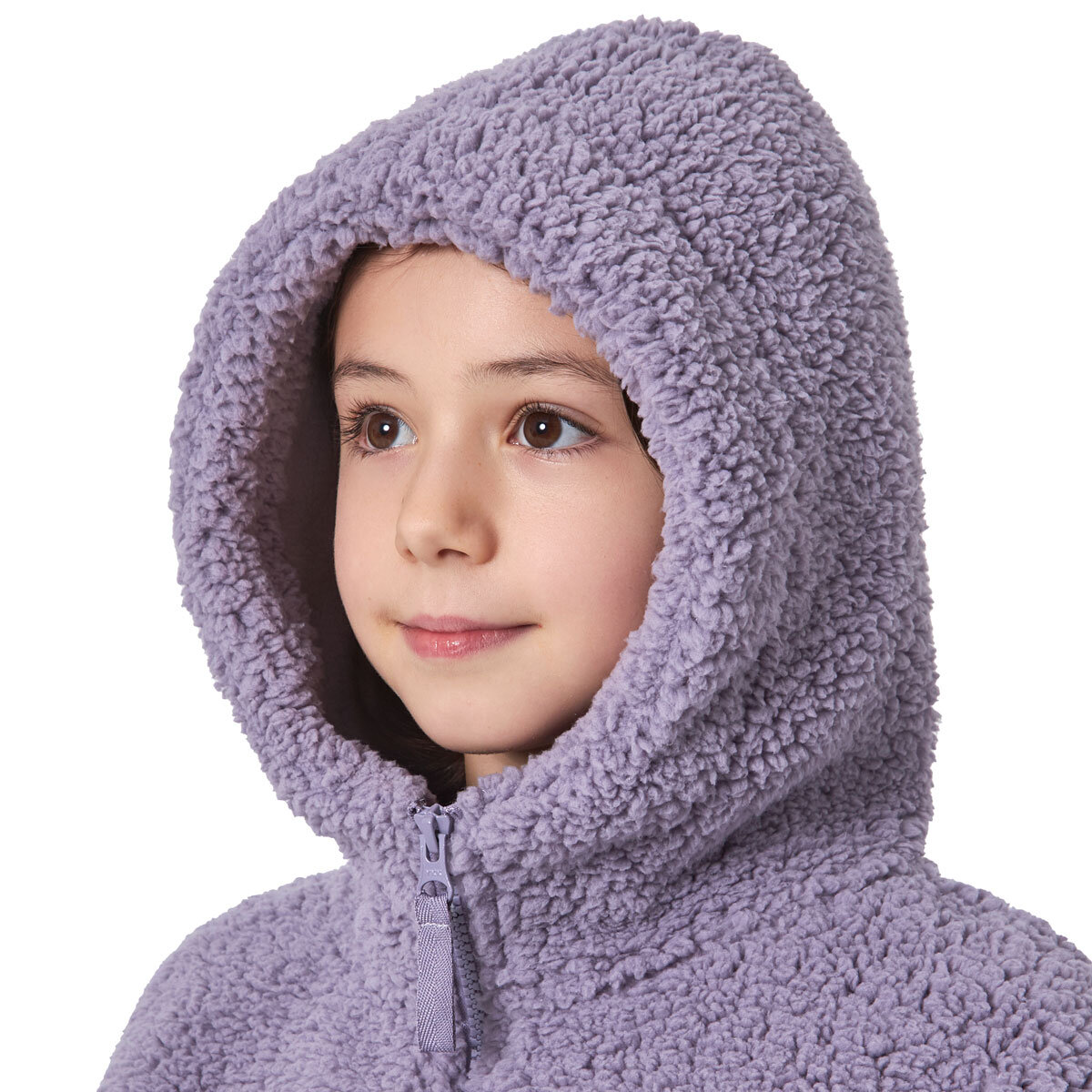 Mondetta Youth 1/2 Zip Pullover in Lilac