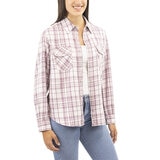 Jachs Ladies Girlfriend Shirt With Snap Buttons in Pink