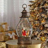 Holiday Scene Lantern in Santa design