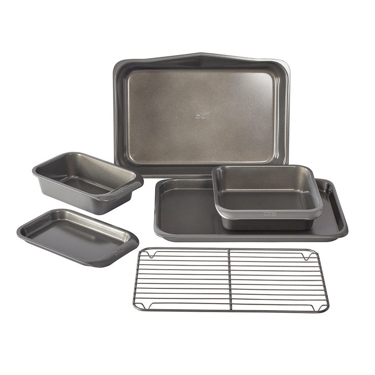 Chicago Metallic 6 Piece Non-Stick Stacking Metal Bakeware Set | Costco UK