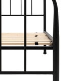 Gallery Loughton Black Metal Bed Frame in 3 Sizes