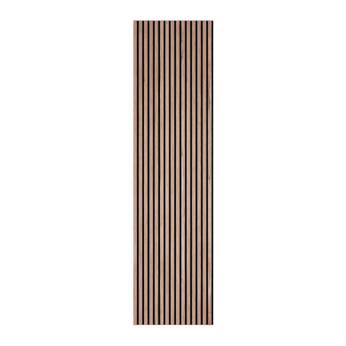 Walnut Decorative Slated Wood Wall Panel in 2 Sizes (2 panels per pack)