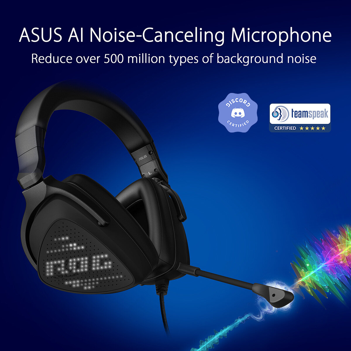 Asus ROG Deltan S Animate Lightweight USB-C Gaming Headet with AI noise cancelling mic 90YH037M-B2UA0 at Costco.co.uk