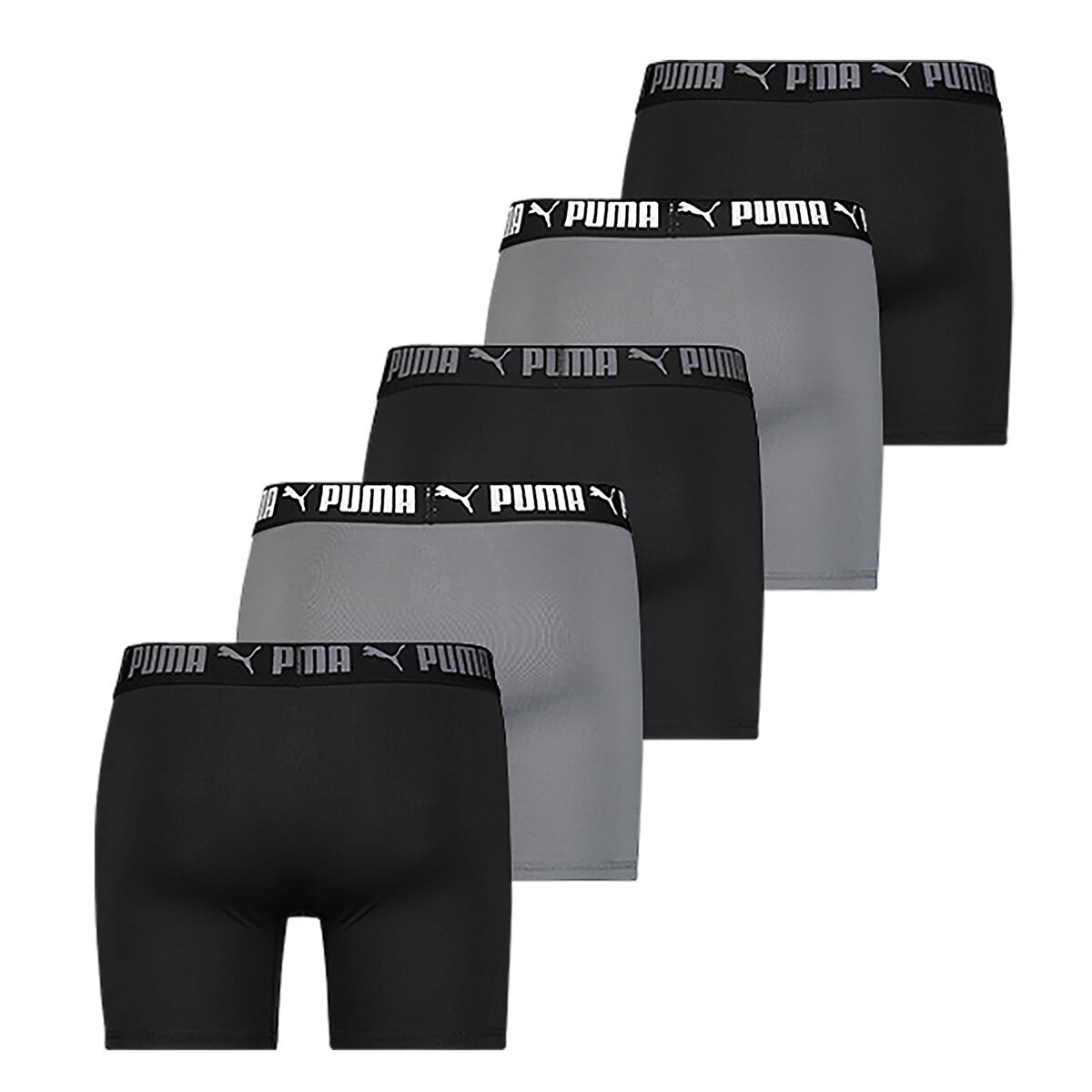 Puma Men's Boxer Brief, 5 Pack